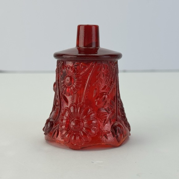 Homco Other - VINTAGE HOMCO RUBY RED GLASS  PEG VOTIVE  RETRO CANDLEHOLDER (READ)‎